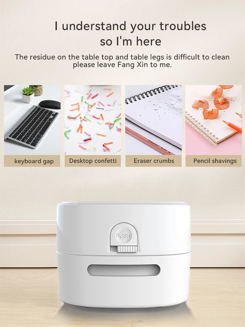Xiaomi MIJIA Handheld Desktop Vacuum Cleaner Mini Portable Table Dust Vacuum Table Sweeper Desktop Keyboard Clean Tool For Home